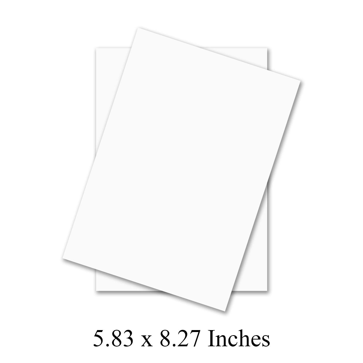 A5 Premium White Cardstock For Copy, Printing, Writing 5.83" x 8.27" inches eBay