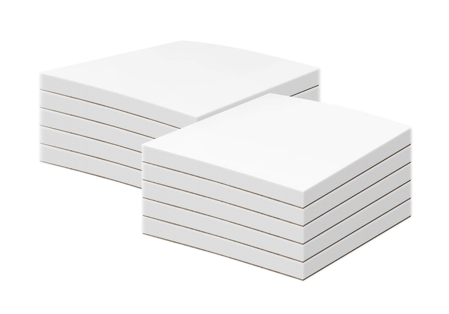 White Memo Pads, 50 Sheets Per Pad, (10 Pads Per Pack) 4.25 x 5.5