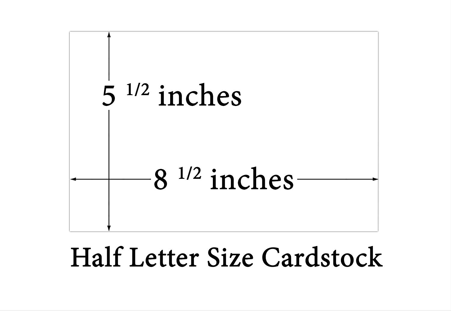 Dimensions Of Half Letter Paper