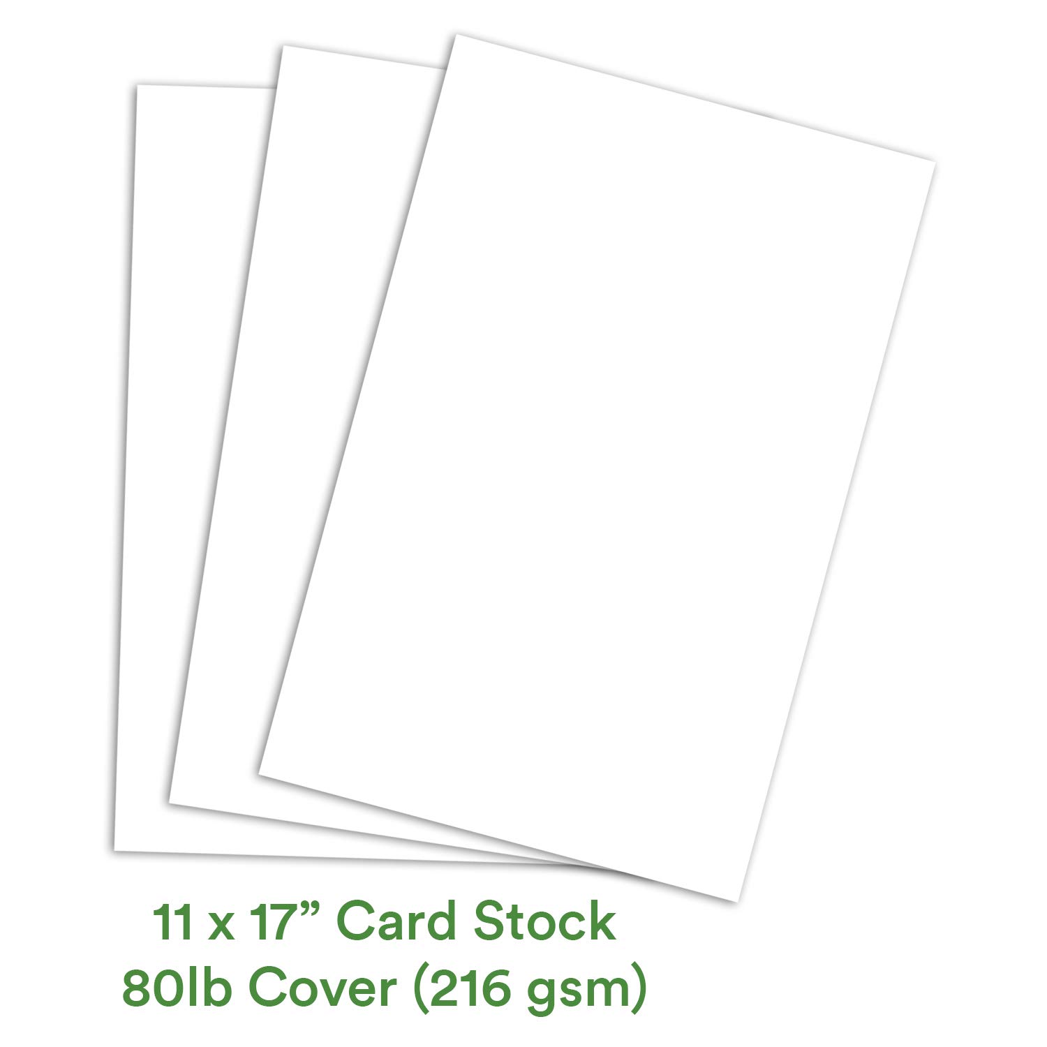 white card stock paper 11 x 17 inch smooth thick heavy