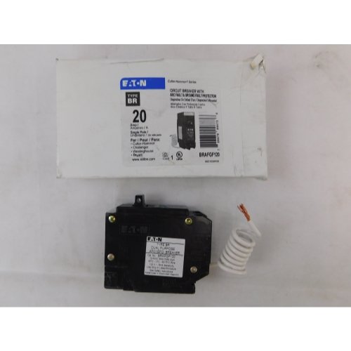 Eaton Cutler Hammer Type Br Brafgf120 1 Pole 20 Amp Dual Combo Afci