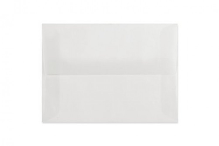 A8 Invitation Envelopes (5 1/2 x 8 1/8) - Clear Translucent (1000 Qty ...