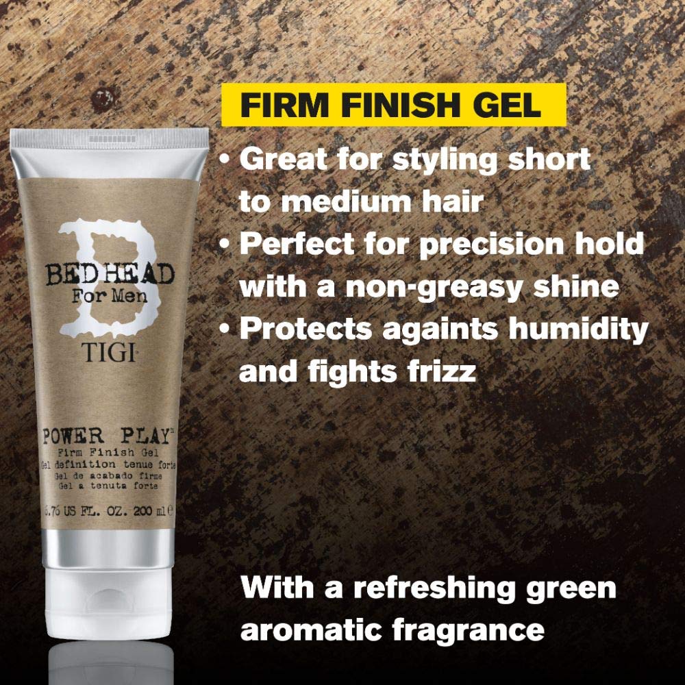TIGI Bed Head for Men Power Play Firm Finish Gel, 6.76 Fluid Ounce eBay