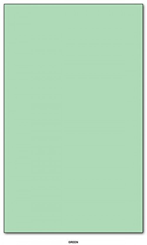 Pastel Green Color Paper 20lb. Size 8.5 X 14 Legal / Menu Size 50 Per