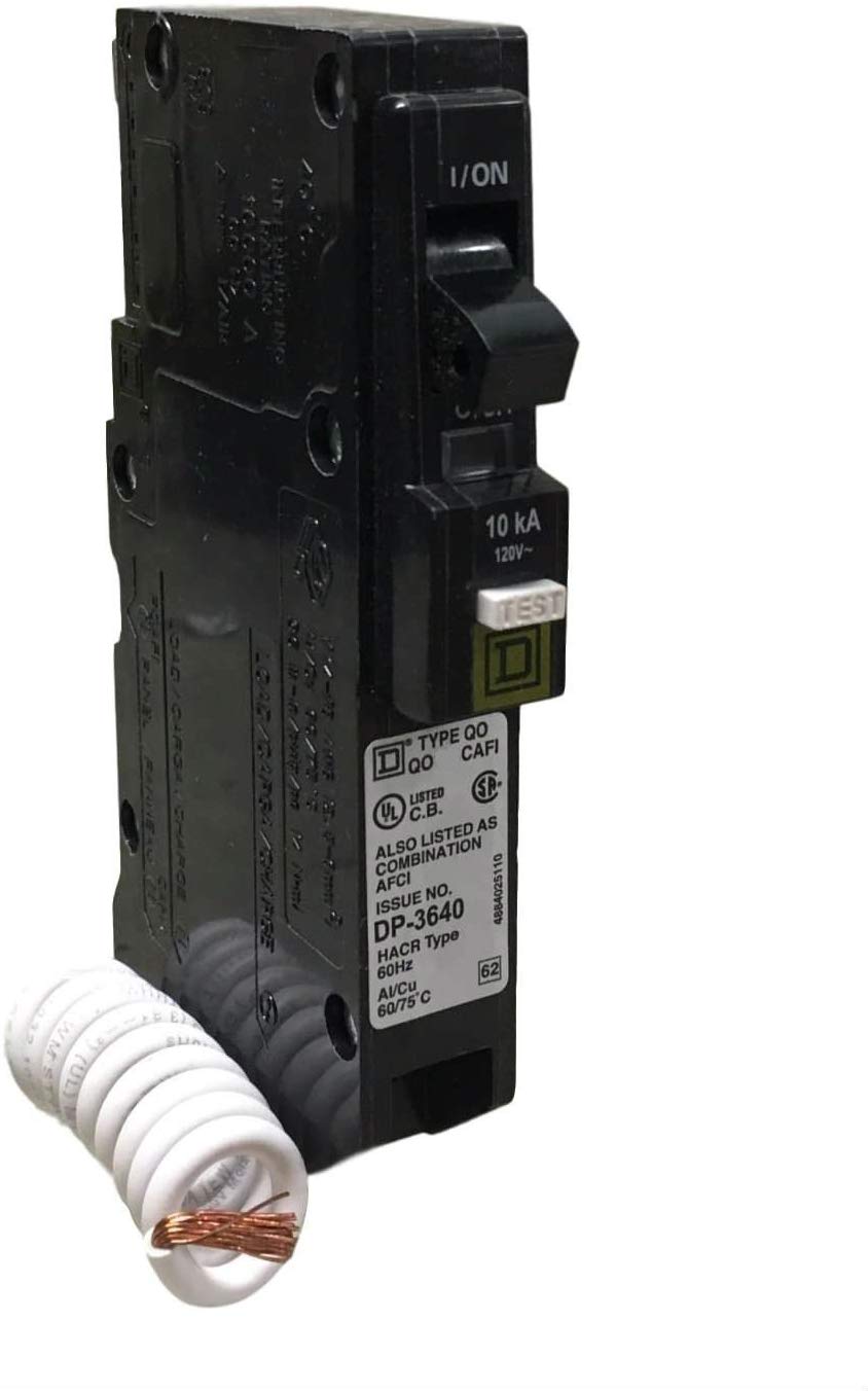 SCHNEIDER QO120VHCAFI (CAFI) Combo Arc Fault Breakers 22K 20AMP 120V