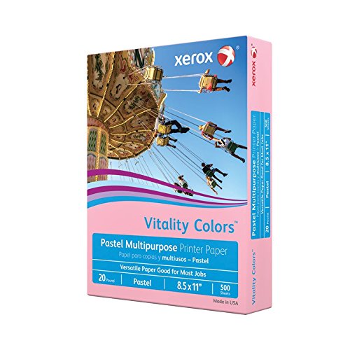 Xerox Multipurpose Colored Paper 20 Lb 8 1//2in x 11in Ivory Ream Of 500 Sheets