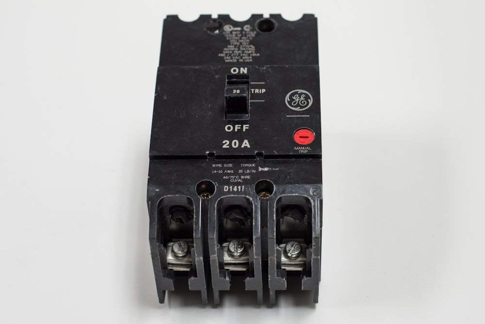 GE TEY390 Bolt-On Mount Type TEY Molded Case Circuit Breaker 3-Pole 90
